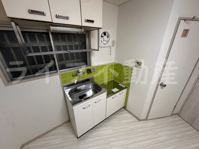 玉造クローバーハイツ　仲介手数料無料のキッチン|お料理しやすいキッチンです