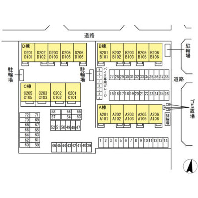 【区画図】 | レグルス A棟