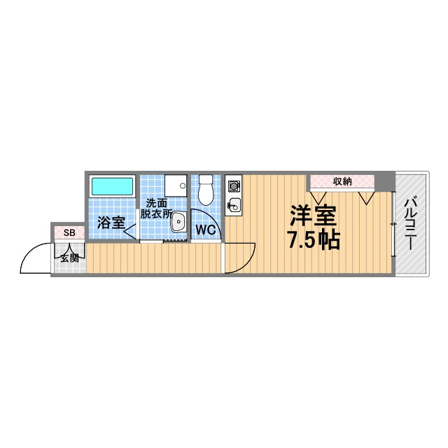 CIEL DU甲子園口の間取り
