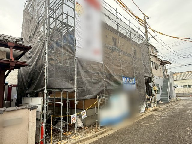 川口市榛松4期　新築一戸建て　1号棟の外観|現地