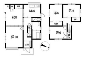 【間取り】 | 近江八幡市中小森町　中古戸建