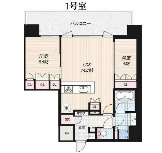【間取り】 | Noire北堀江