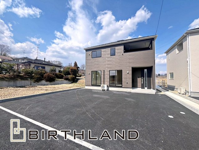 新築戸建・新築建売　二本松市油井第5　油井小・安達中の外観|〈3号棟〉完成いたしました！いつでもご内覧可能です♪