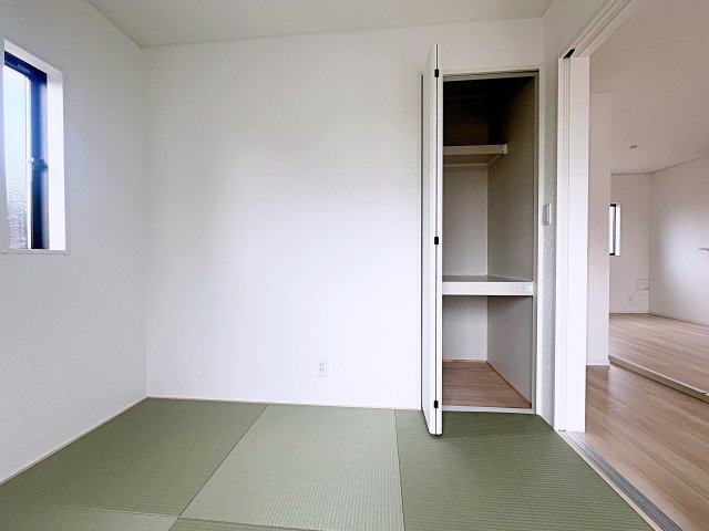新築戸建・新築建売　二本松市油井第5　油井小・安達中の和室|リビングのすぐ隣にあるのでお子様のお昼寝や遊び場として最適！