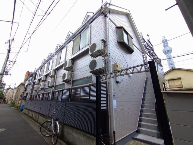 曳舟ヴィレッヂＡ館のエントランス