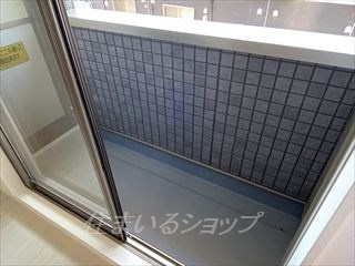 広島市安佐北区深川５丁目のアパートのバルコニー