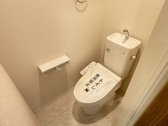川口市東貝塚　新築一戸建て　1号棟のトイレ|トイレも気になるポイント