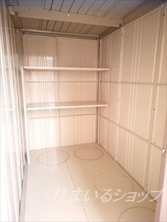 広島市安佐北区大林２丁目のアパートの設備|便利な大型物置き