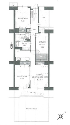 【間取り】 | 朝日プラザ武蔵野マーテルヒルズ参番館