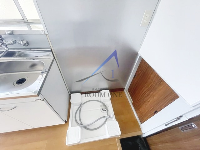 宏洋ハウスの設備|洗濯機置き場です。