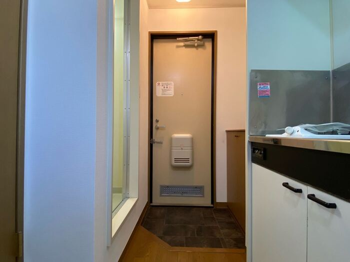 ハイムおもだかの玄関