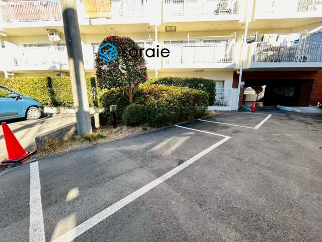 川越シティハイツの駐車場|12/15　撮影