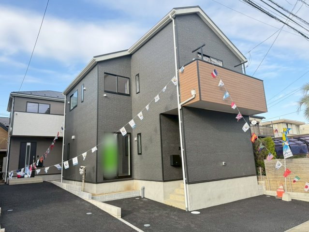 川口市戸塚東第11　新築一戸建て　1号棟の外観|おしゃれな外観です