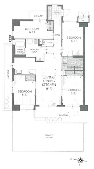 【間取り】 | モアステージ吉川ライネスハイムB棟