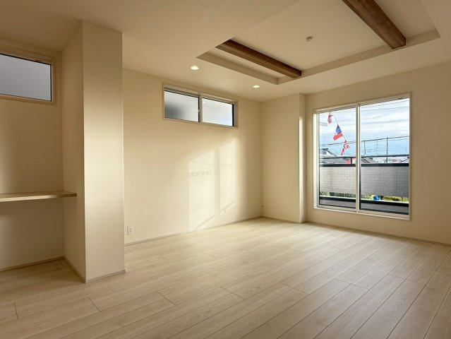 川口市差間3丁目　新築一戸建て　1号棟の居間・リビング|リビングです