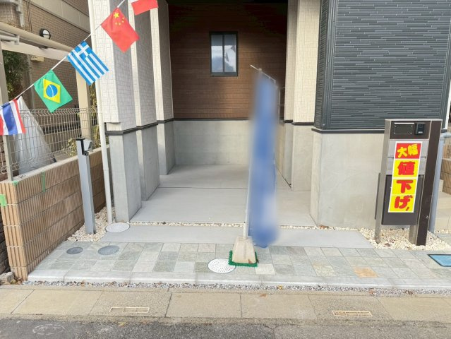 川口市差間3丁目　新築一戸建て　1号棟の駐車場|カースペースがあります