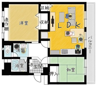 【間取り】 | 東大路高野第2住宅