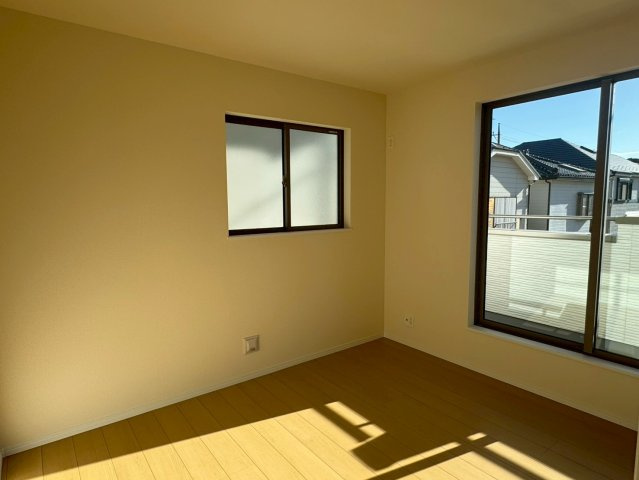 川口市安行領根岸　新築一戸建て　A号棟の寝室|ゆとりの広さです