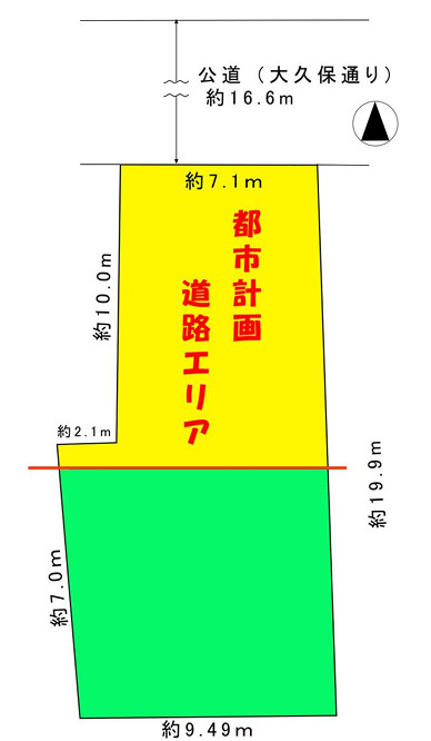 新宿区原町３丁目売地