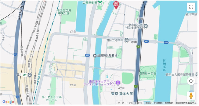 【地図】 | ★仲介手数料無料★パークタワー品川ベイワード