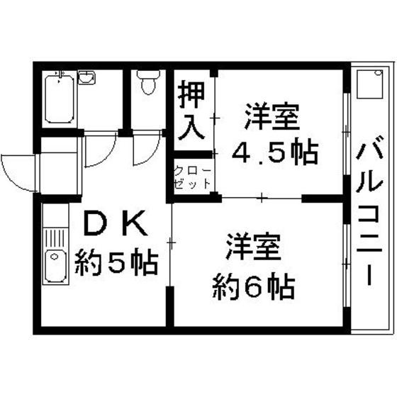 岐阜市北一色４丁目のアパートの間取り