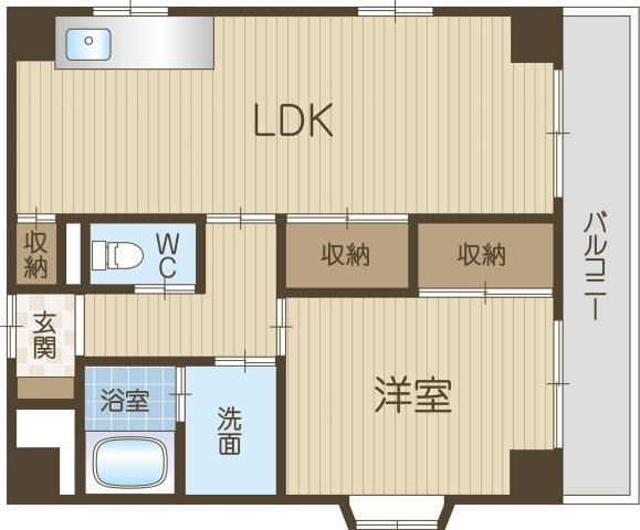 【間取り】 | 735柳ビル