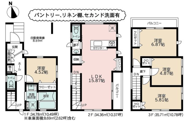 【間取り】 | 4LDKはリビングダイニングキッチンと4つの居室がある間取りで、大家族や二世帯住宅に最適。広々としたリビングで家族団らんを楽しみ、個室でプライベートな時間も確保でき、快適な生活を送ることができますよ。