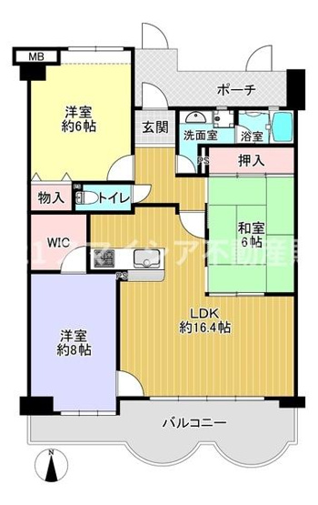 【間取り】 | ディオ・フェルティ枚方