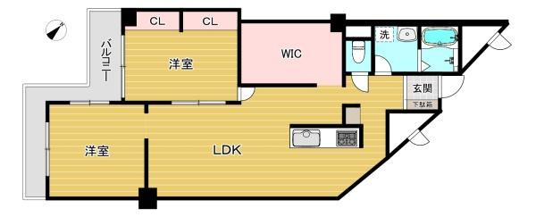 【間取り】 | エバーグリーン淀川2号棟