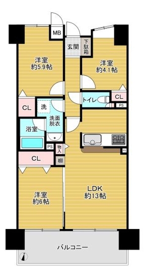 【間取り】 | ファミール北大阪下新庄