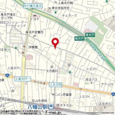 【地図】 | セントヒルズ上北沢