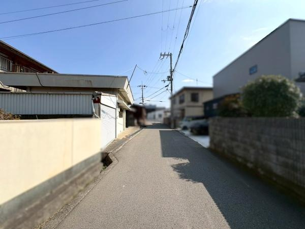 和歌山市岩橋　土地の前面道路含む現地写真