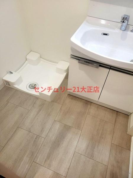 GENOVIA大阪大正の洗面所