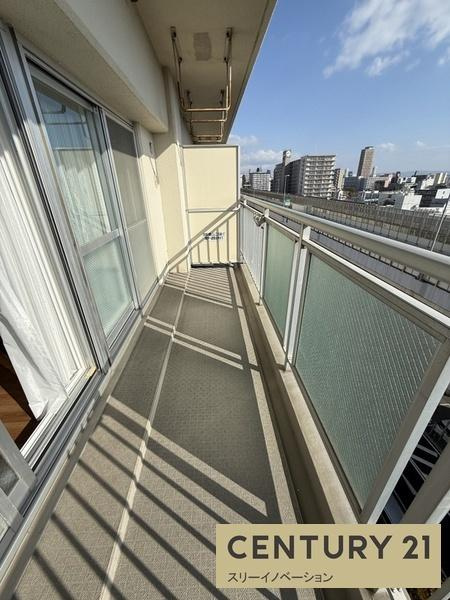藤和シティコープ市岡のバルコニー