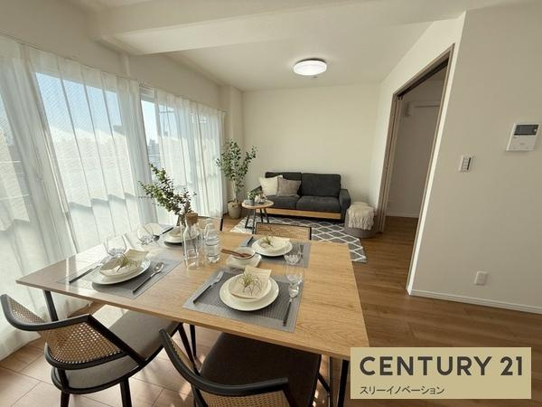 藤和シティコープ市岡の居間・リビング