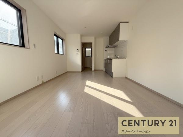 市岡３丁目新築戸建の居間・リビング