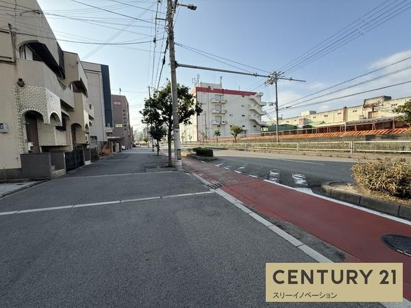 港区田中1丁目中古戸建の前面道路含む現地写真