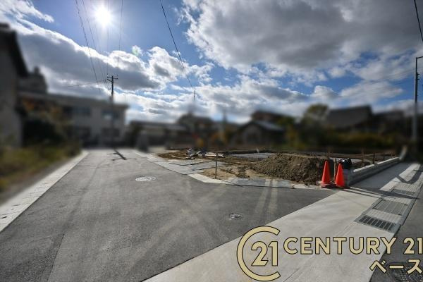 クレイドルガーデン大中 ２号棟 ／新築一戸建の前面道路含む現地写真|■現地撮影写真■お気軽にお問い合わせくださいませ！