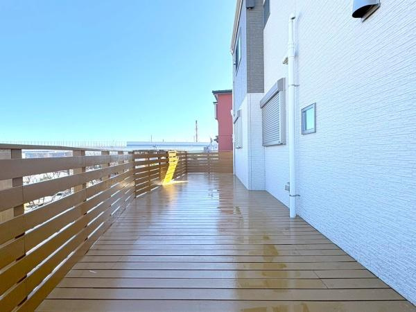 横浜市中区本牧元町の中古一戸建の庭