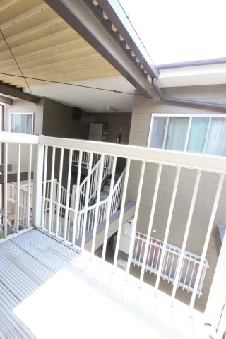 ハピネスⅠのバルコニー|現状優先です。