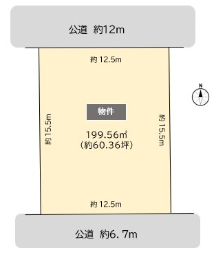 豊田市亀首町八ツ口洞の区画図