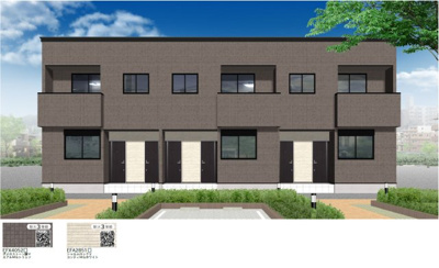 【外観パース】 | minato terrace飾磨