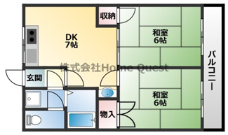 【間取り】 | ドゥエル志紀