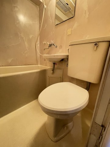 神戸市中央区熊内町４丁目の賃貸マンションのトイレ