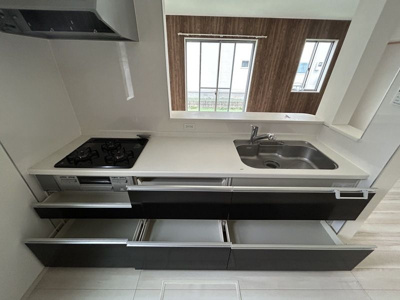 【キッチン】 | 上南畑戸建 | コンパクトなキッチンで掃除もラクラク