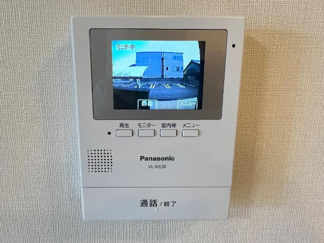 【内装】 | 交野市郡津4丁目アパート新築工事 | カメラ付インターホン（イメージ）
