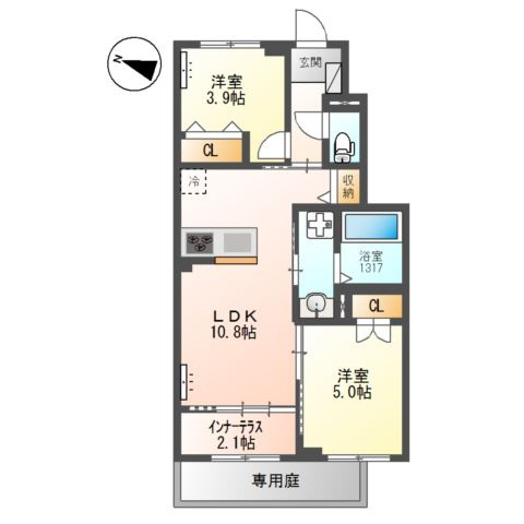 【間取り】 | 交野市郡津4丁目アパート新築工事
