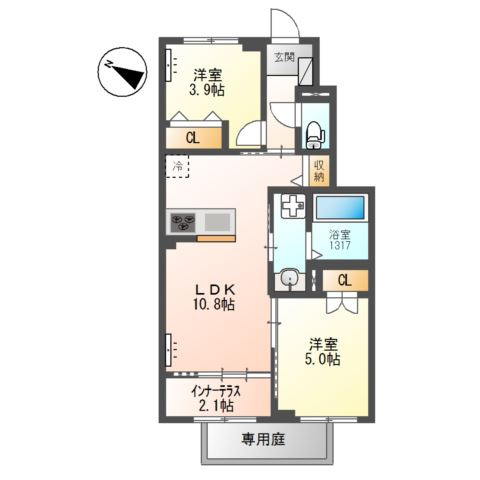 【間取り】 | 交野市郡津4丁目アパート新築工事