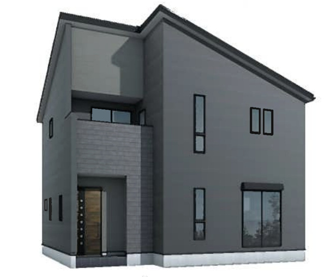 【完成予想図】 | 深谷市岡里第2  LiveleGarden.s　新築戸建　全1棟　1号棟