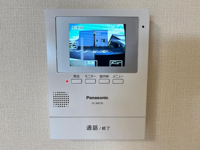 【内装】 | 交野市郡津4丁目アパート新築工事 | カメラ付インターホン（イメージ）